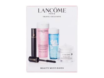 Lancôme Beauty Must-Haves hydratační tonikum Tonique Confort 50 ml + denní pleťový krém Hydra Zen Anti-Stress Moisturising Cream 15 ml + řasenka Hypnose 2 ml 01 Noir Hypnotic Black + odličovač očí Bi-Facil 30 ml