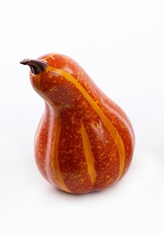 Hnědá dýně 11x9,5x7 cm