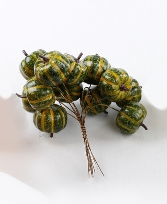 Zelená dýně zápich, svazek 12 ks