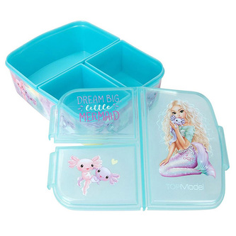 Svačinový box Top Model, Mořská panna + axolotl