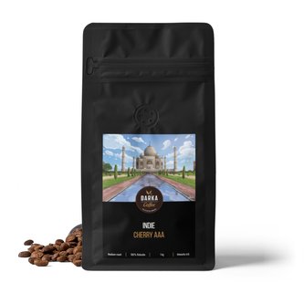 Indie Cherry AAA - zrnková káva, balení 1 kg Indie Cherry AAA - zrnková káva, balení 1 kg