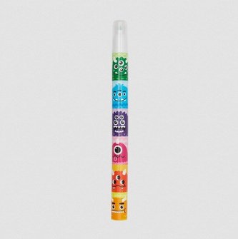 Zakreślacze przekładane 6 kolorów Potworki