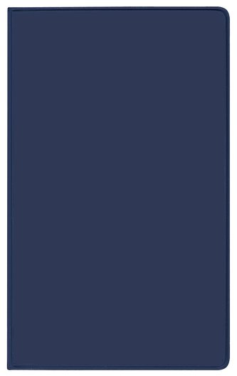 Taschenkalender Saturn Leporello PVC blau 2024