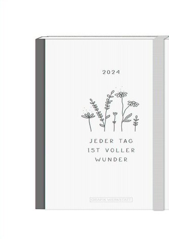 Terminplaner Letterart 2024 Jeder Tag ist voller Wunder