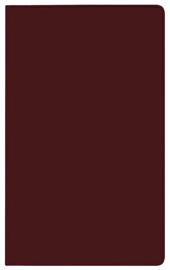 Taschenkalender Modus XL geheftet PVC burgund 2024