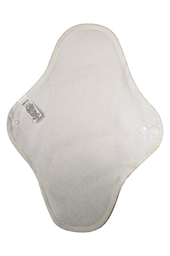 BIO Noční vložka (Bavlněné froté s PUL) - Malované pivoňky v hořčicové  (biobavlněný úplet s GOTS)