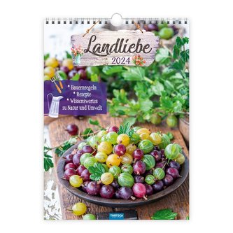 Trötsch Classickalender Landliebe 2024 - Bauernregeln, Rezepte, Wissenswertes zu Natur und Umwelt Trötsch Classickalender Landliebe 2024 - Bauernregeln, Rezepte, Wissenswertes zu Natur und Umwelt