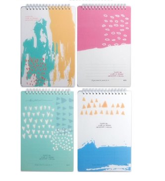 Brulion na spirali A5/80K kratka PP M&G;