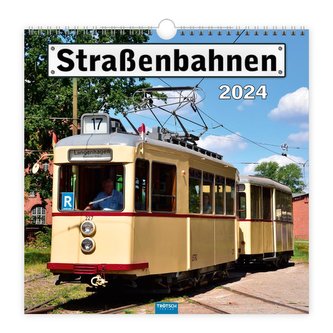 Trötsch Technikkalender Straßenbahnen 2024
