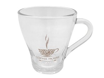 SKLENĚNÝ HRNEK COFFEE HOUSE 250ML