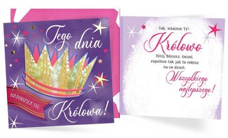 Karnet Urodziny (królowa)