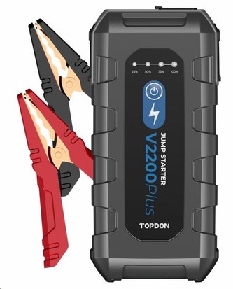 TOPDON Car Jump Starter V2200Plus, 1600mAh TOPDON Car Jump Starter V2200Plus, 1600mAh