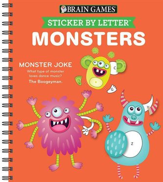 Sticker by Letter: Monsters
