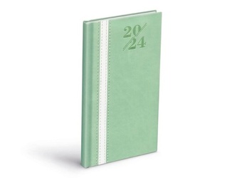 Diář 2024 T806 PU mint/white týdenní