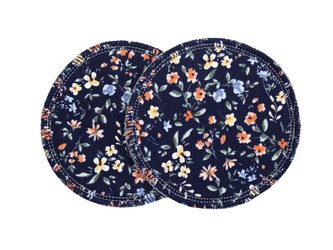 BIO Vložky do podprsenky - Džínová louka (bavlněný úplet)