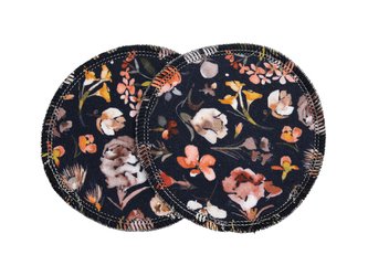 BIO Vložky do podprsenky - Noční džungle (bavlněný úplet)