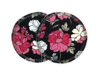 BIO Vložky do podprsenky - Noční růže (bavlněný úplet)