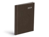 Diář 2024 T805 PVC brown týdenní