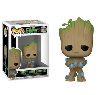 Funko POP Marvel: I Am Groot - Groot w/ Grunds