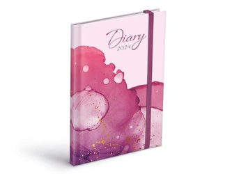 Diář 2024 T805 Lamino 3 s gumkou týdenní