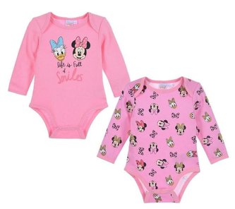 DUOPACK BODYČKO  MINNIE - velikost 6 m.