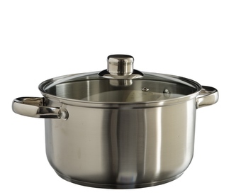 Nerezový hrnec 22cm 4,7l s víkem