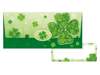 Obálka na peníze Čtyřlístek