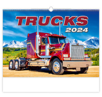 Kalendář nástěnný 2024 - Trucks