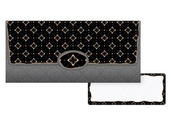 Obálka na peníze Luxus Black