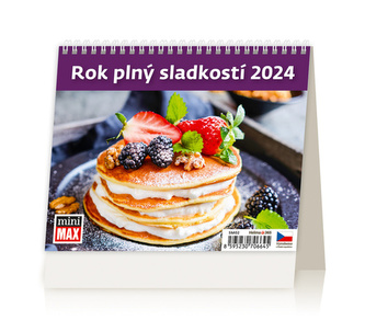 Kalendář stolní 2024 - MiniMax Rok plný sladkostí