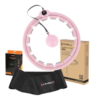SET HHW09 + BR163 RŮŽOVÁ MASÁŽNÍ HULA HOOP OBRUČ SE ZÁVAŽÍM A POČÍTADLEM HMS SET HHW09 + BR163 RŮŽOVÁ MASÁŽNÍ HULA HOOP OBRUČ SE ZÁVAŽÍM A POČÍTADLEM HMS