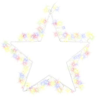 Vánoční dekorace Hvězda 35cm 140LED MC RETLUX RXL 468