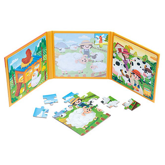 Magnetické puzzle 3v1 Farma