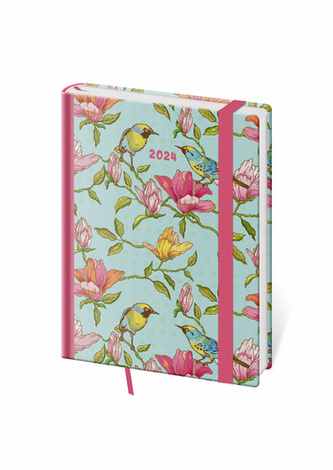 Diář 2024 týdenní B6 Vario - 27 ROMANTIC s gumičkou