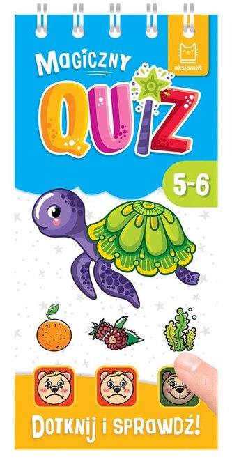 Magiczny quiz z żółwikiem. Dotknij i sprawdź Magiczny quiz z żółwikiem. Dotknij i sprawdź