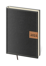 Týdenní diář A5 Toledo černý