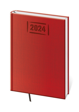Denní diář A5 Coco červený