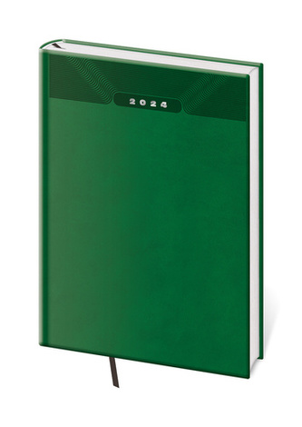 Týdenní diář A5 Print Classic zelený