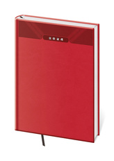 Týdenní diář A5 Print Classic červený
