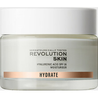 Revolution Skincare Hydratační krém na obličej SPF 30 Hyaluronic Acid Moisturiser 50 ml woman