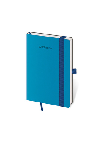 Kapesní diář Flexies modrý s poutkem