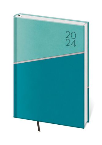 Denní diář A5 Line zelený