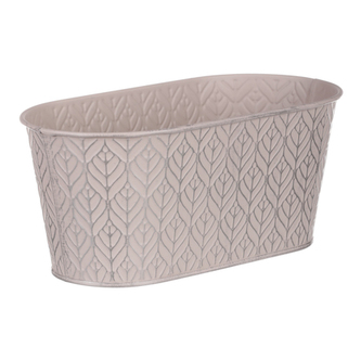 Truhlík kovový, šedá barva.