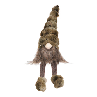 Skřítek látkový, sedící.