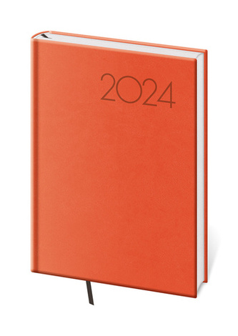 Denní diář A5 Print Pop oranžový