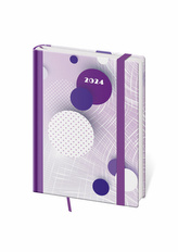 Denní diář B6 Vario Bubbles s gumičkou
