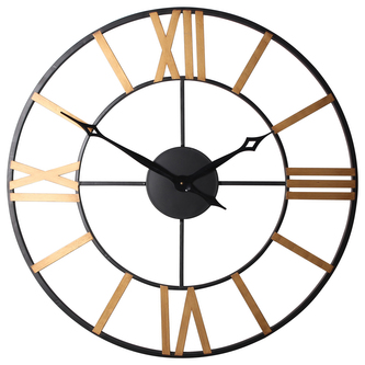 Nástěnné hodiny BEST hnědá O 78 cm Mybesthome