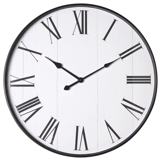Nástěnné hodiny SIETE bílá O 50 cm Mybesthome