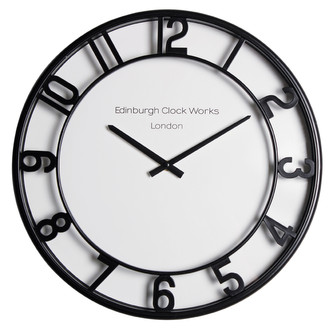 Nástěnné hodiny LAGADI černá O 40 cm Mybesthome