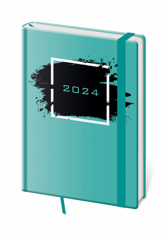 Diář 2024 týdenní A5 Vario - 20 PATCH s gumičkou